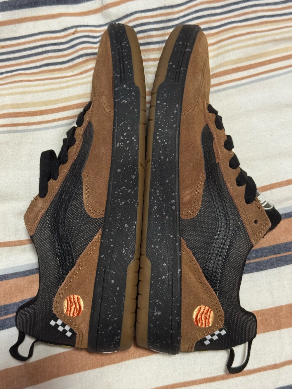 Vans Zahba Zion Wright Brown Multi Skate Shoes Men’s 6.5 / Women’s 8